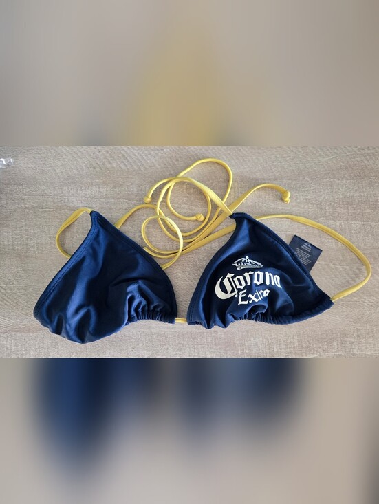 Corona Other - Corona Beer Triangle Bikini Top Lg